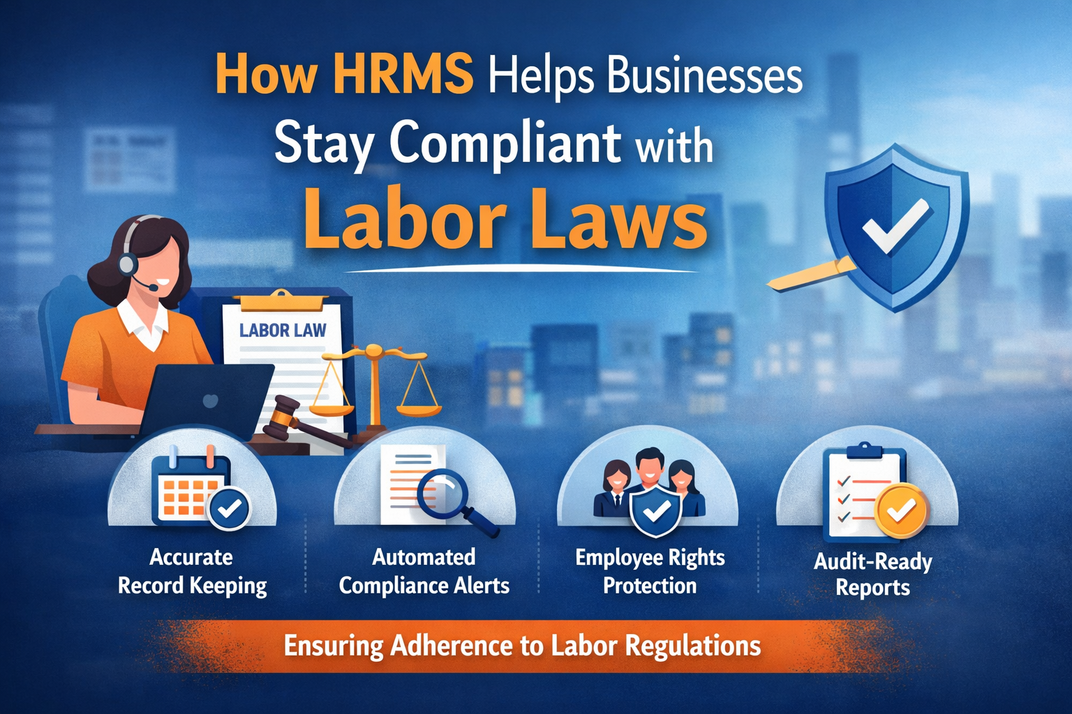 How HRMS Helps Businesses Stay Compliant with Labor Laws